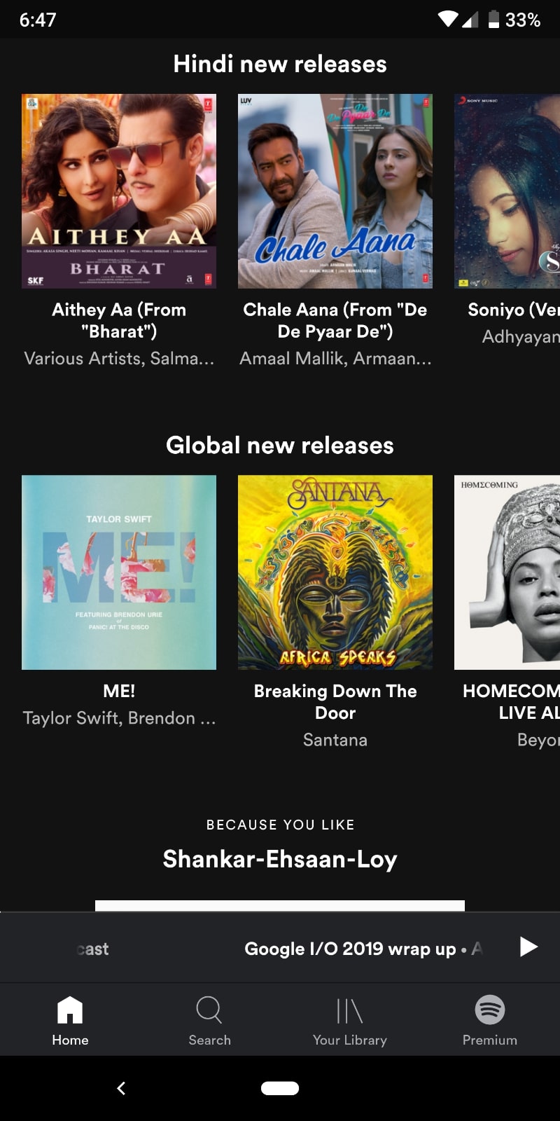 spotify india - global releases