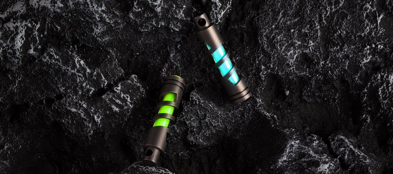 Collective Carry Glowing Vials keychain accessory
