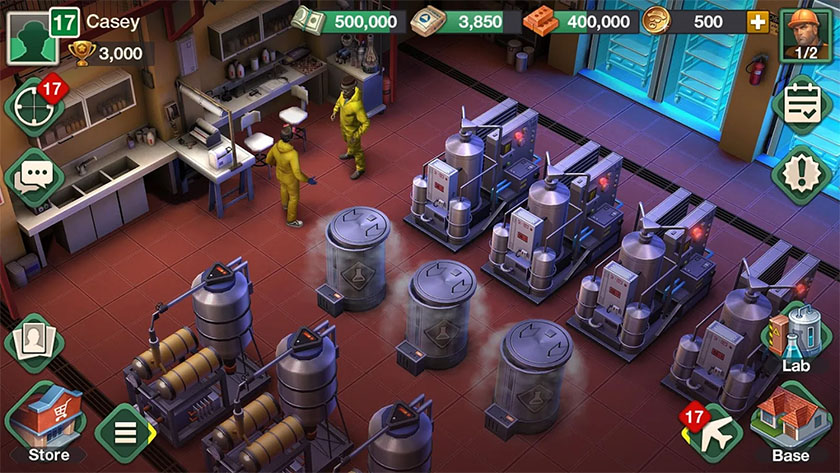 A screenshot of a breaking bad game, one of the best new android games from june 2019