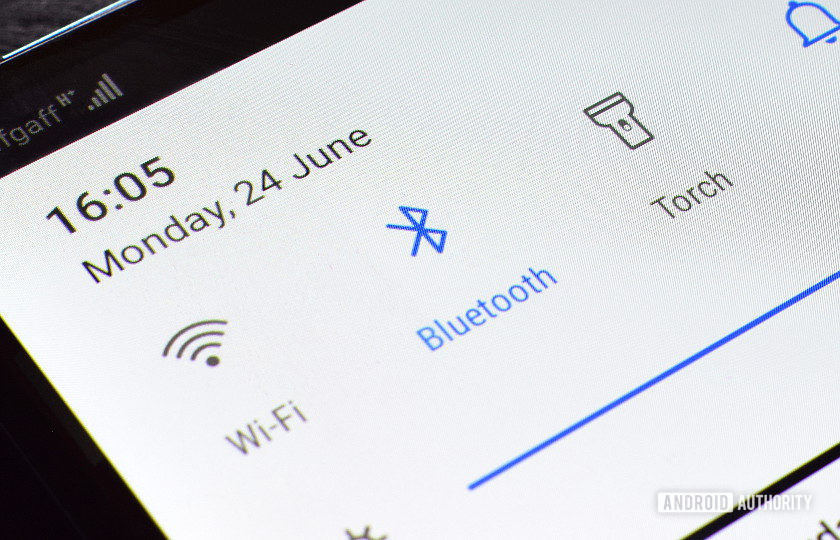 Android Bluetooth Notification Menu Icon