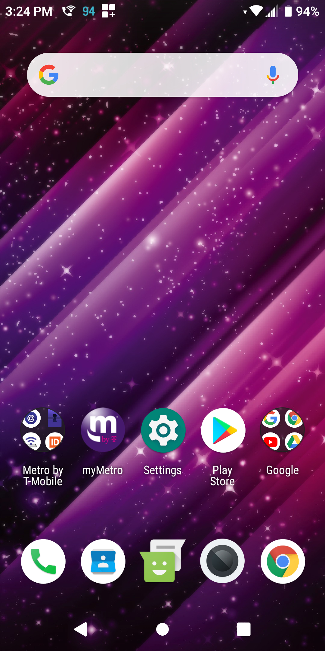 Coolpad Legacy Home Screen