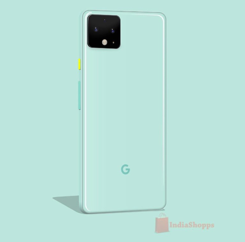 Supposed leaked renders of the Google Pixel 4 XL colors.