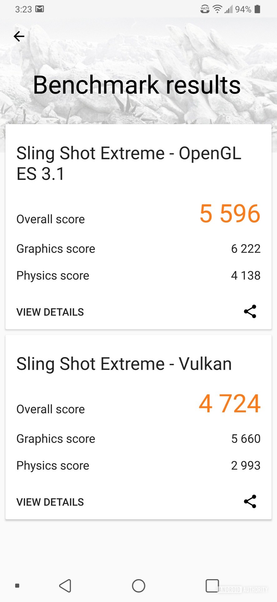 LG V50 ThinQ Review 3DMark Scores