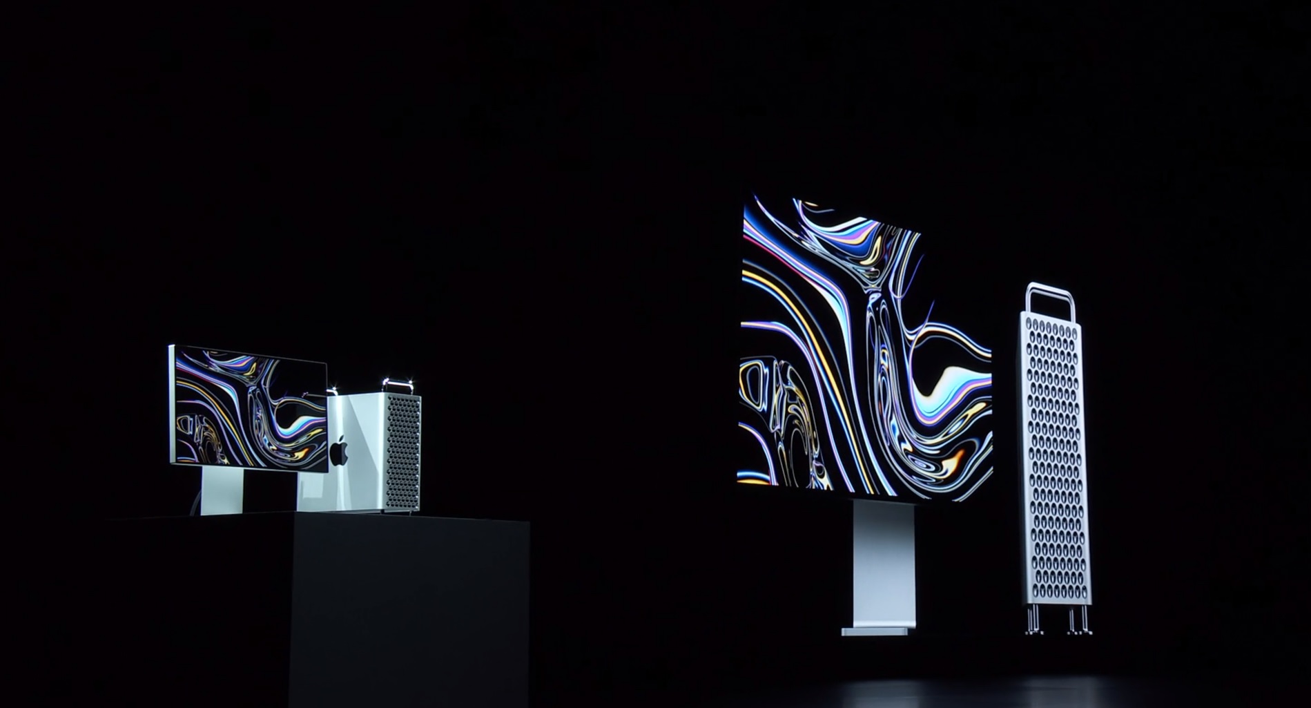 The new Mac Pro shown at Apple WWDC 2019.