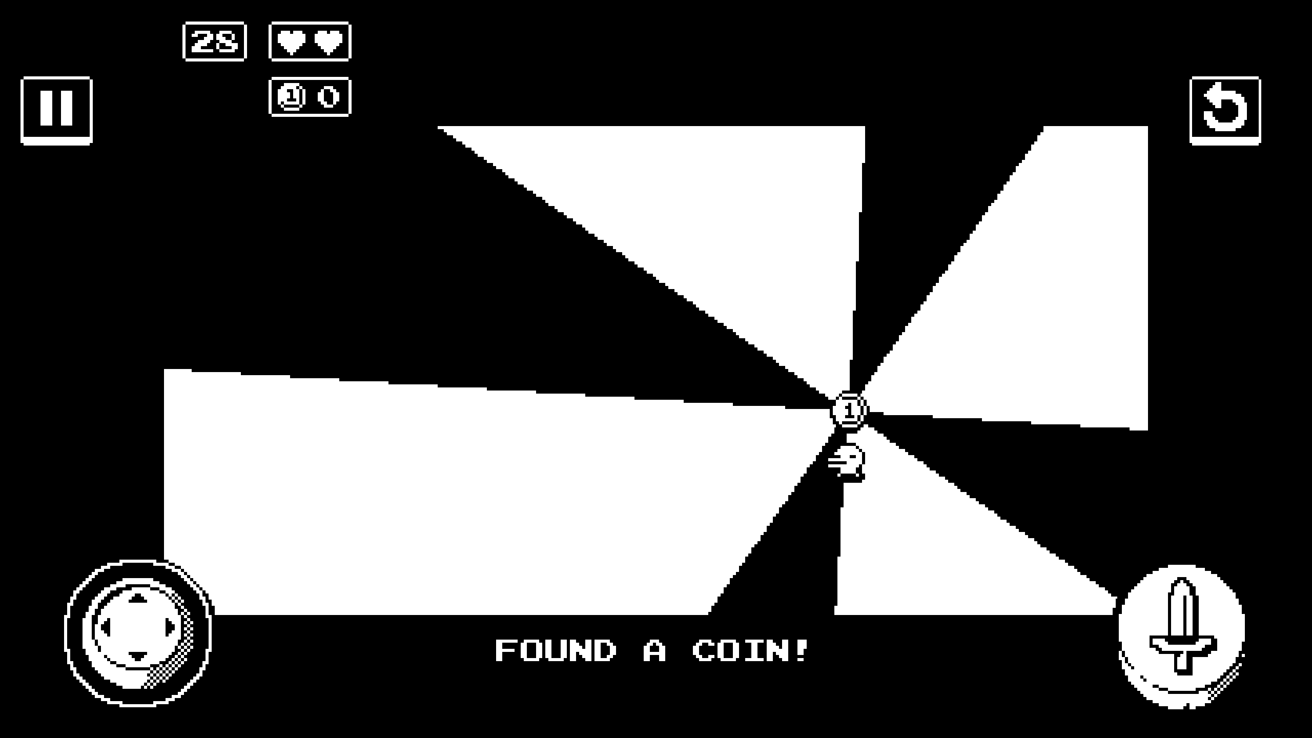 Minit finding a coin
