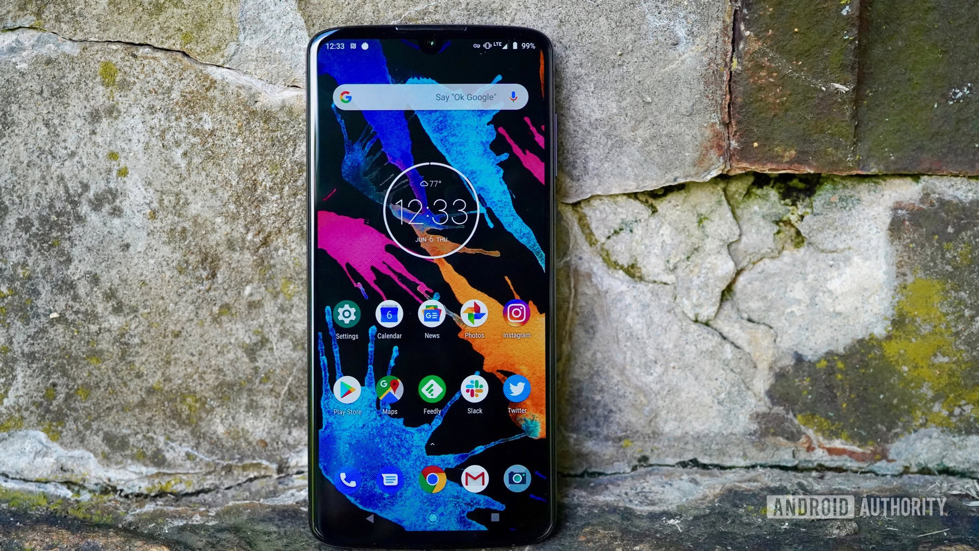 Motorola Moto Z4 review front face