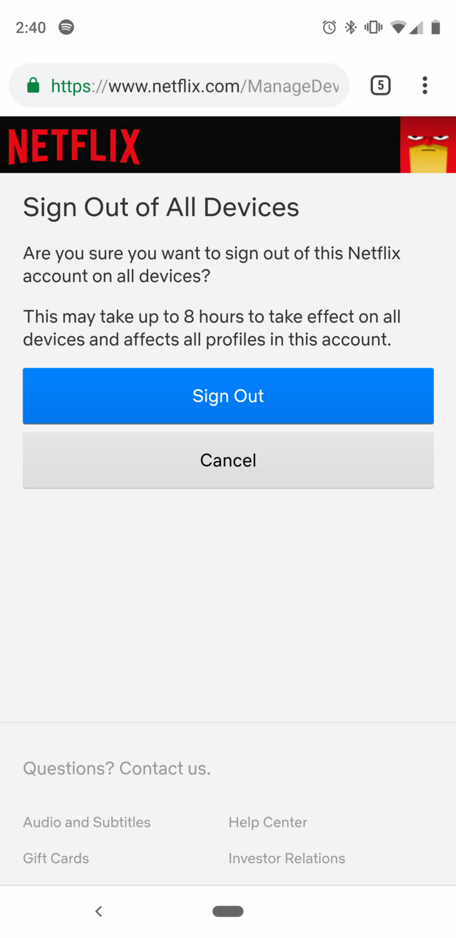 How to remove a device from Netflix 2