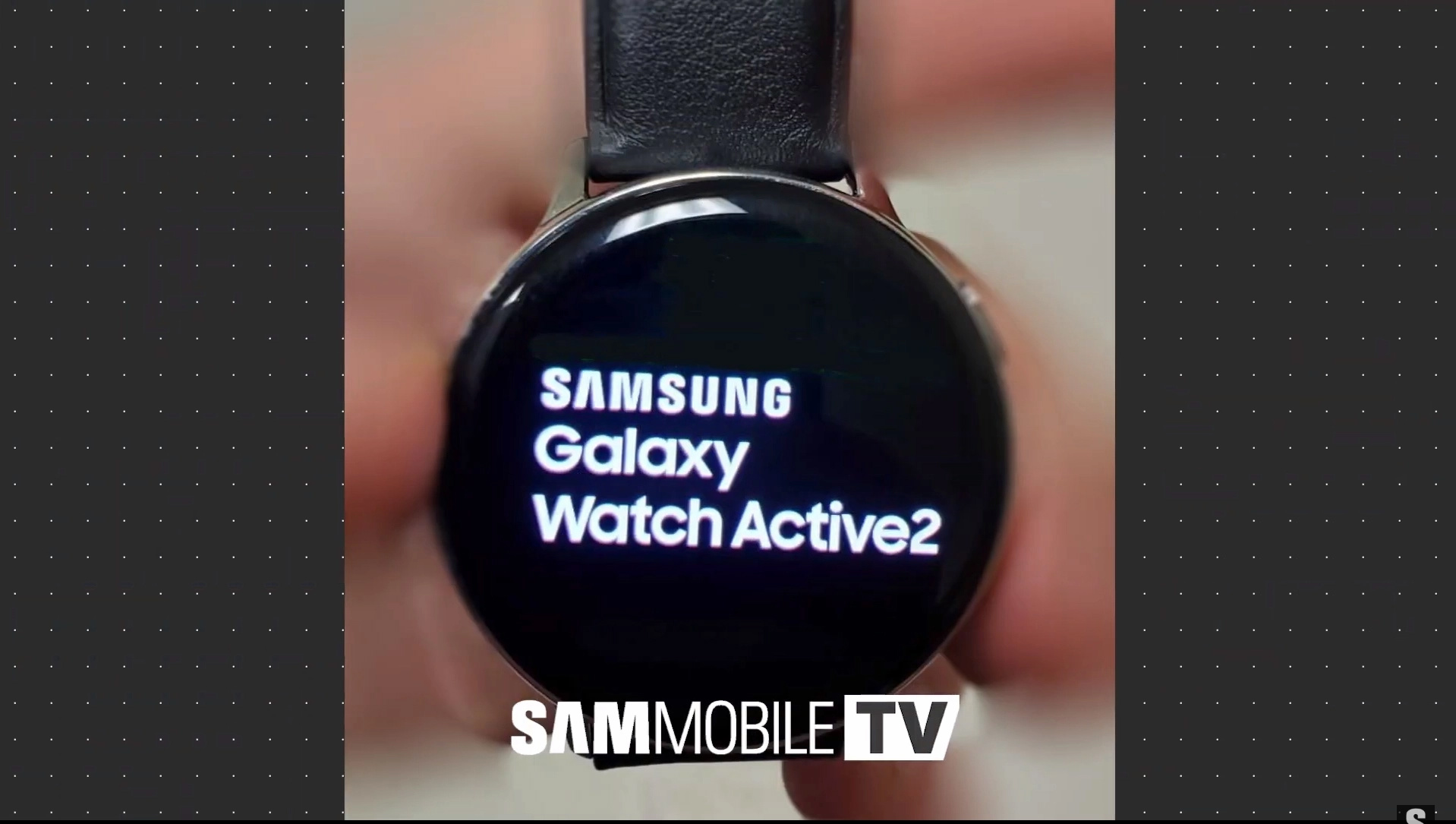 Leaked image of the Samsung Galaxy Watch Active 2 - 1
