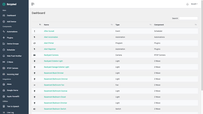Scrypted Home Automation