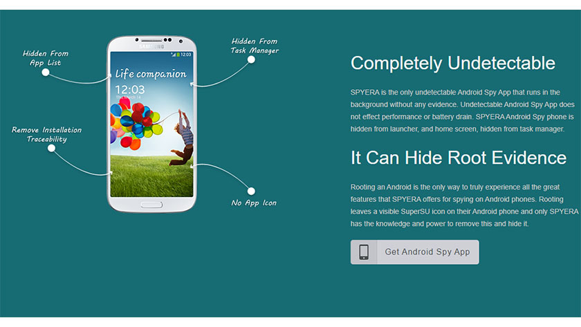 Spyera: las mejores aplicaciones de espionaje para Android
