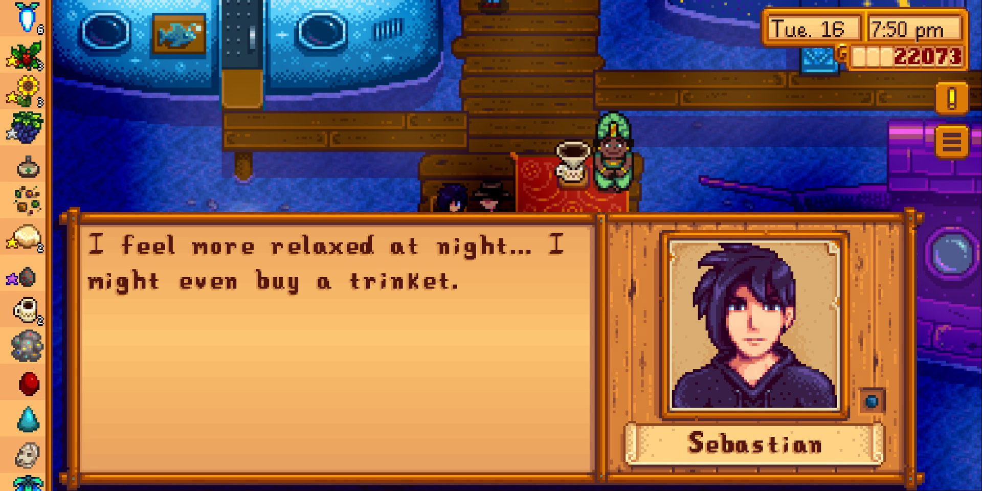 Stardew Valley Sebastian