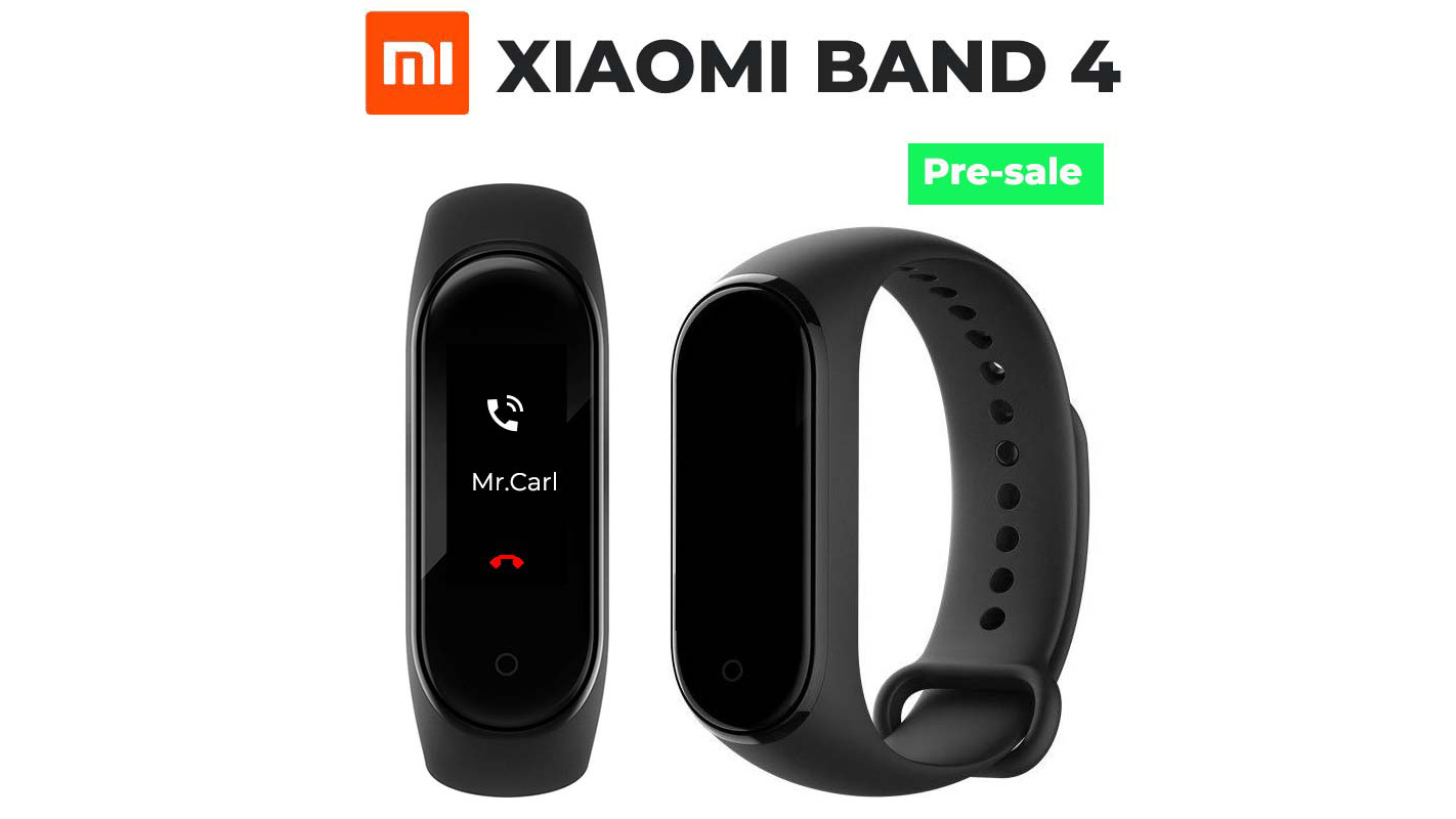A leaked image of the Xiaomi Mi Band 4 from Ali Express.