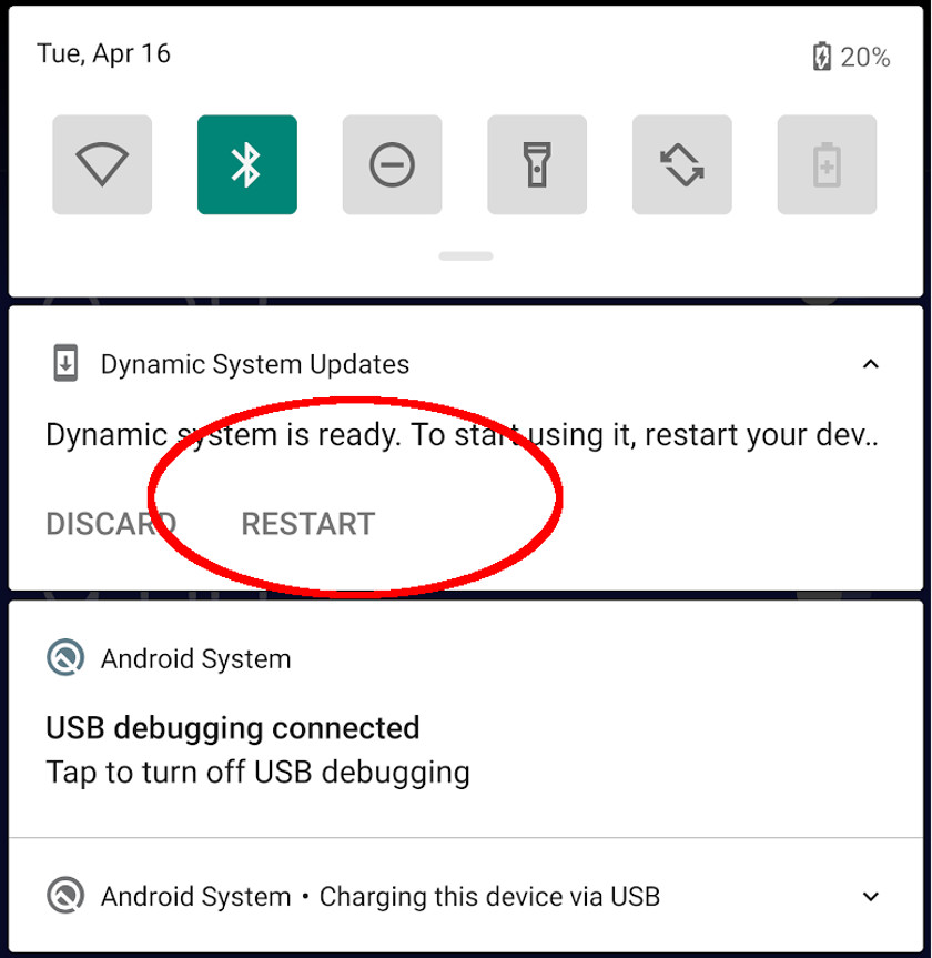 Dynamic System Updates in Android Q.