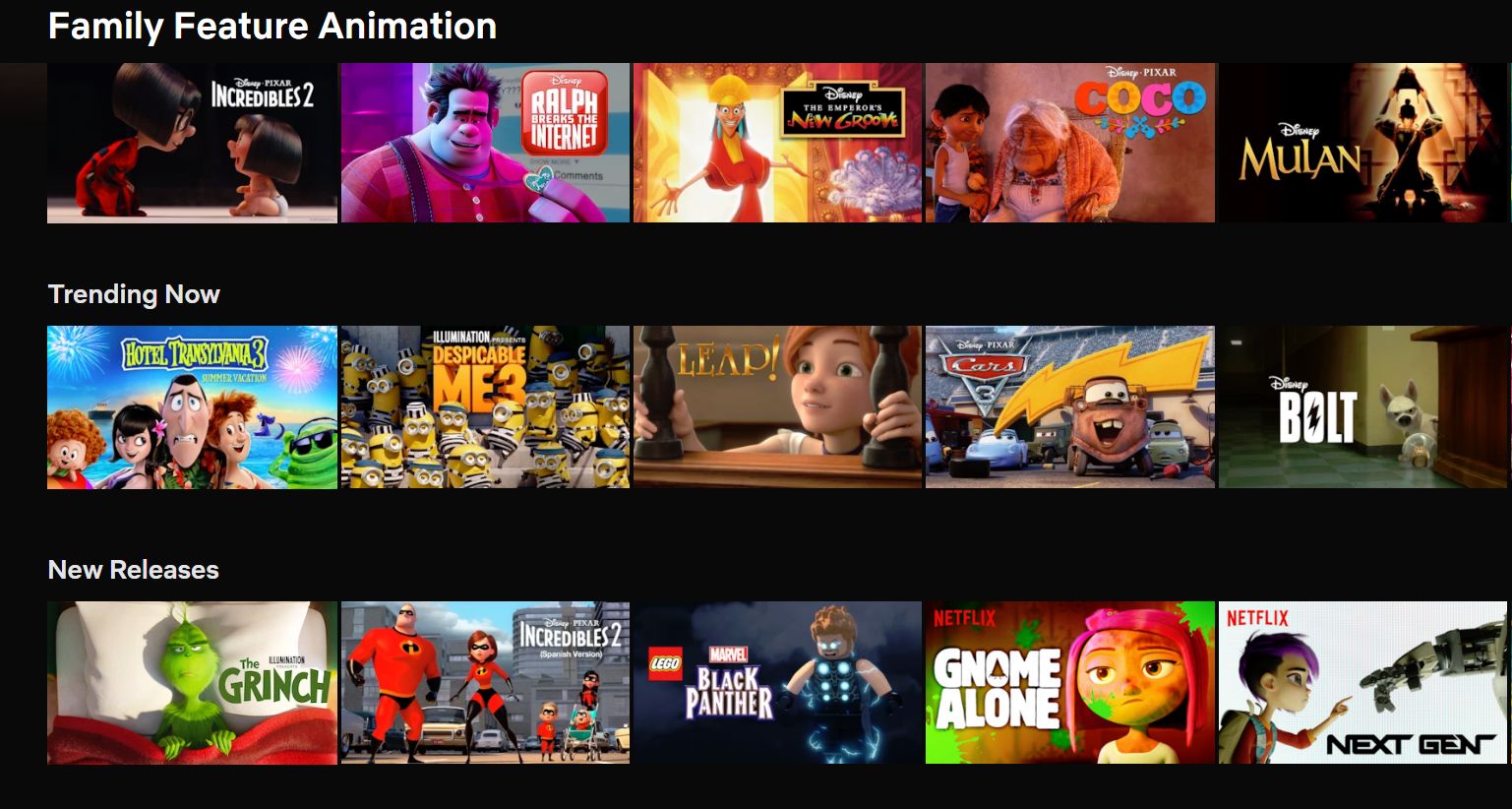 Netflix animated movies