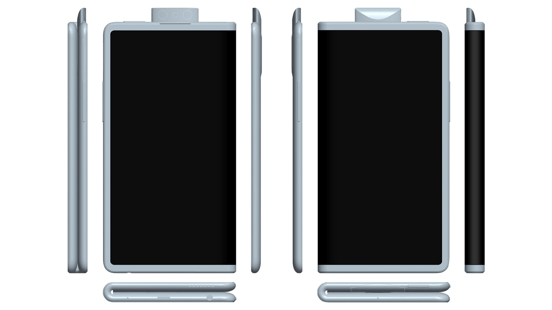 An Oppo foldable phone design.