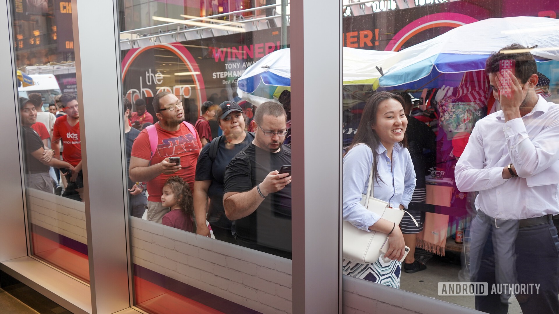 T-Mobile taco Tuesday NYC line