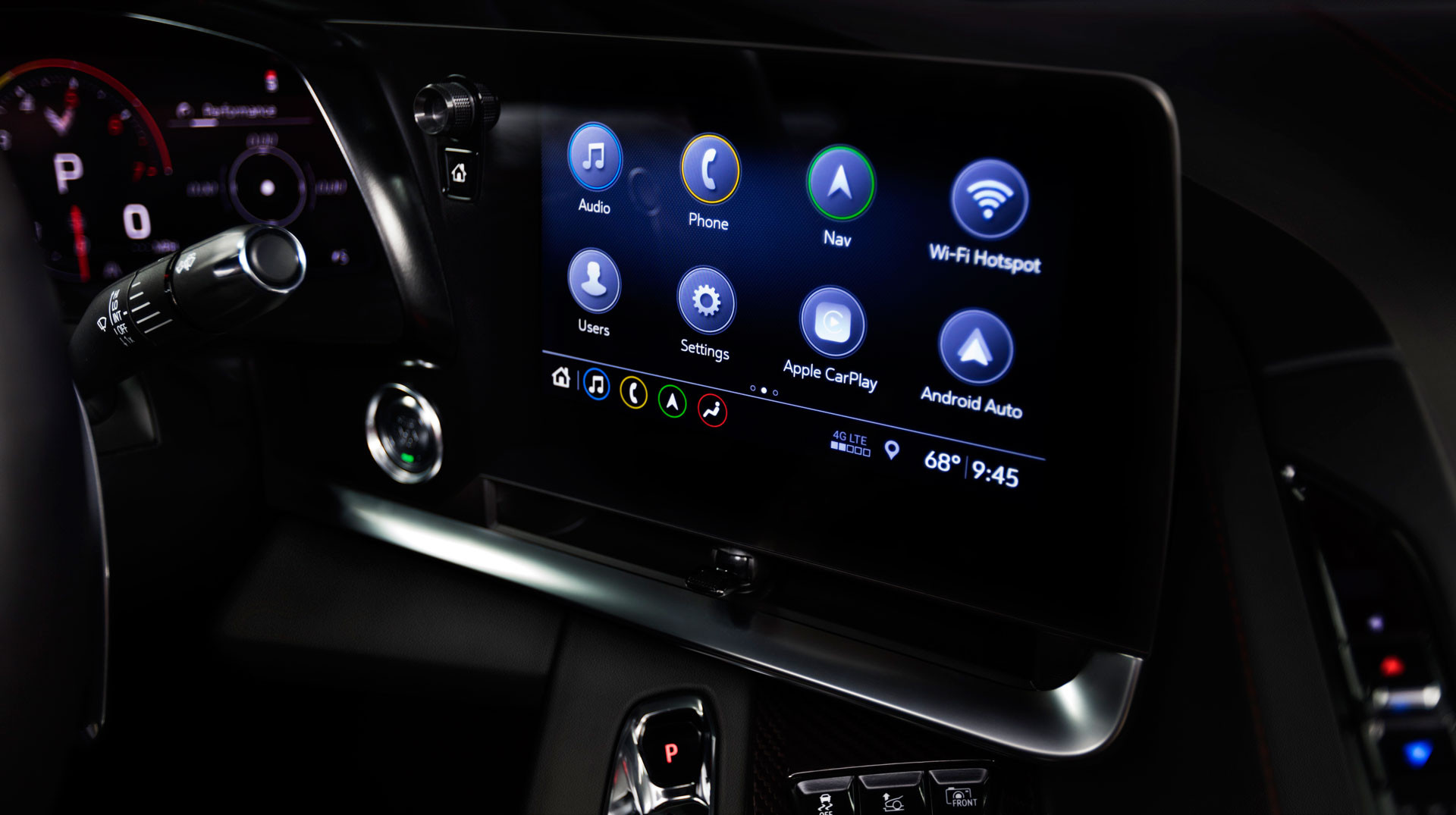 2020 Chevy Corvette with Android Auto