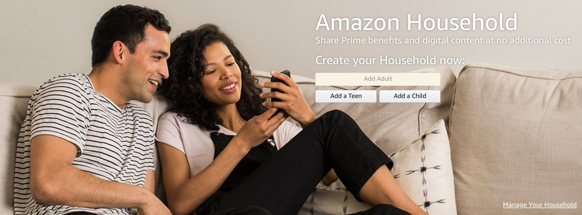 How to share your Prime subscription with  Household