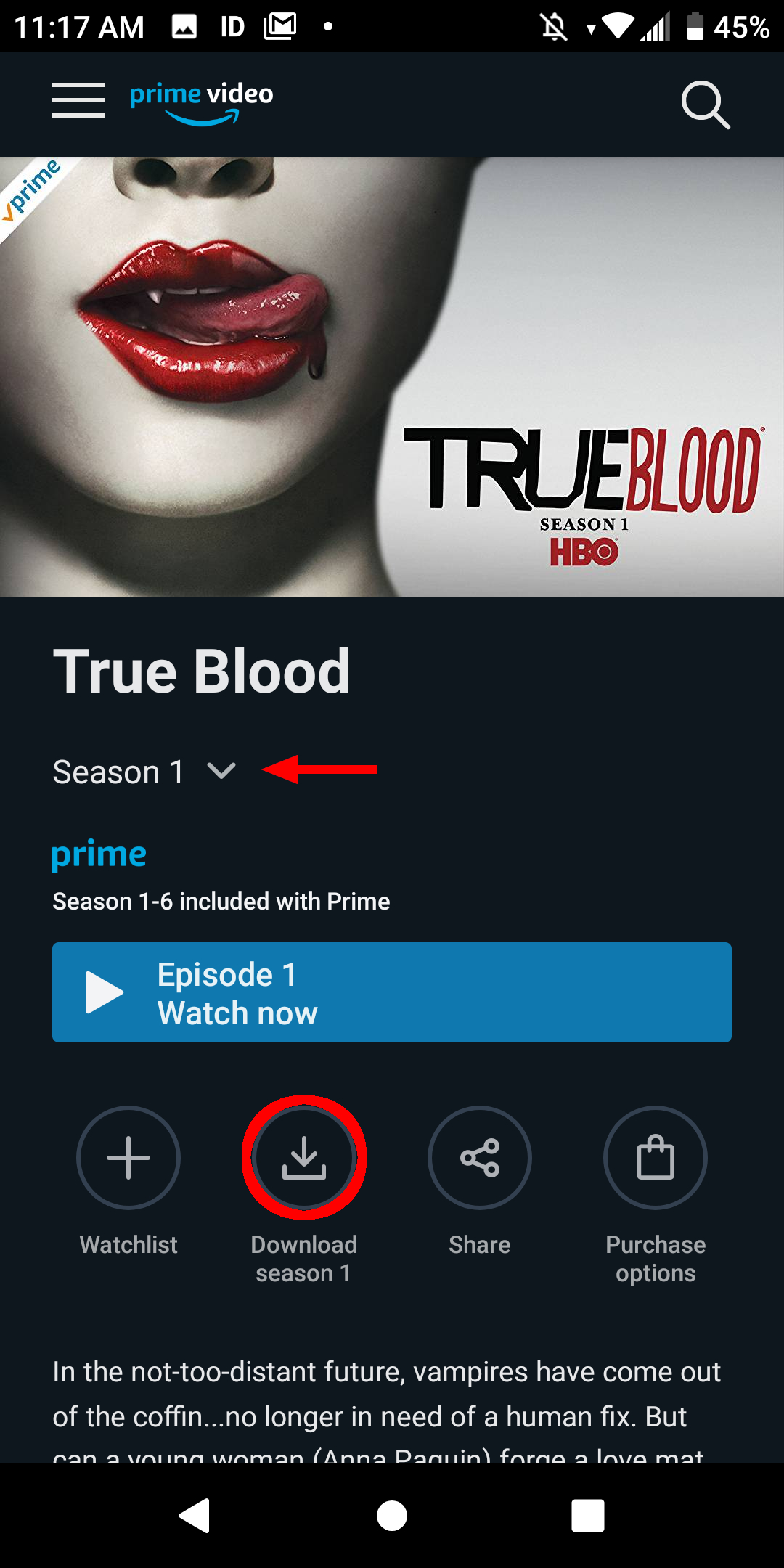Amazon Prime Android Download Episodes