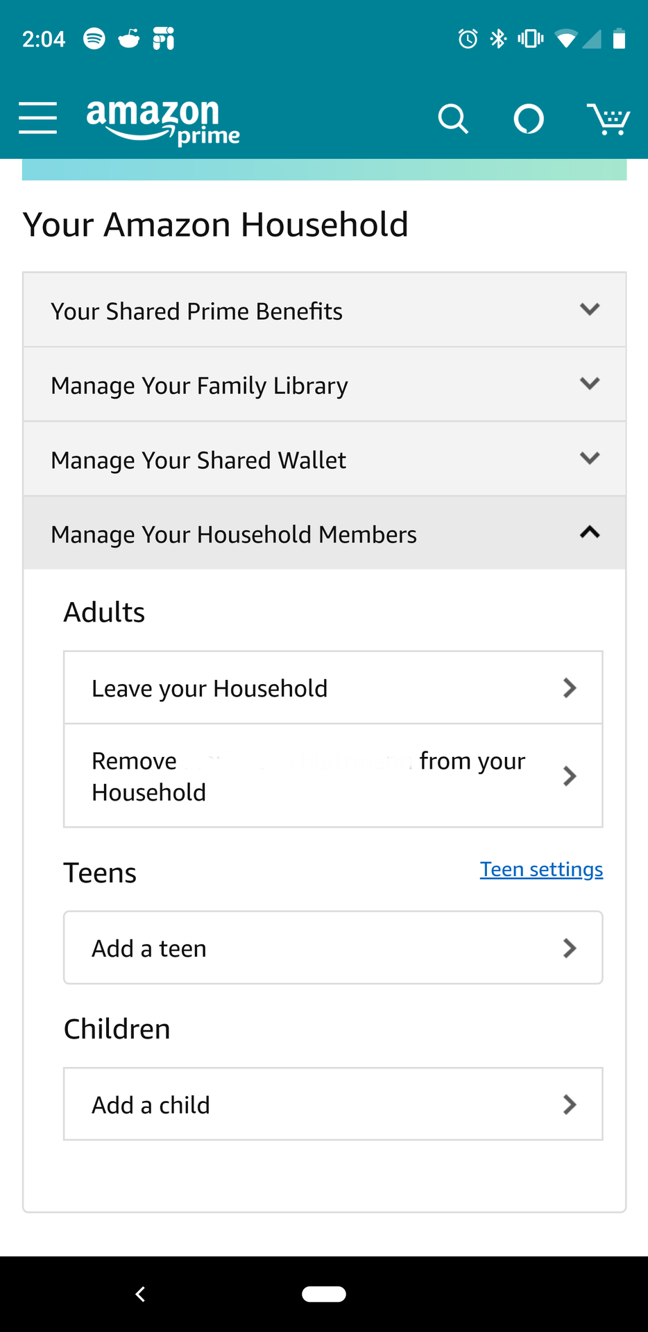 How to share Amazon Prime with family on Android 3