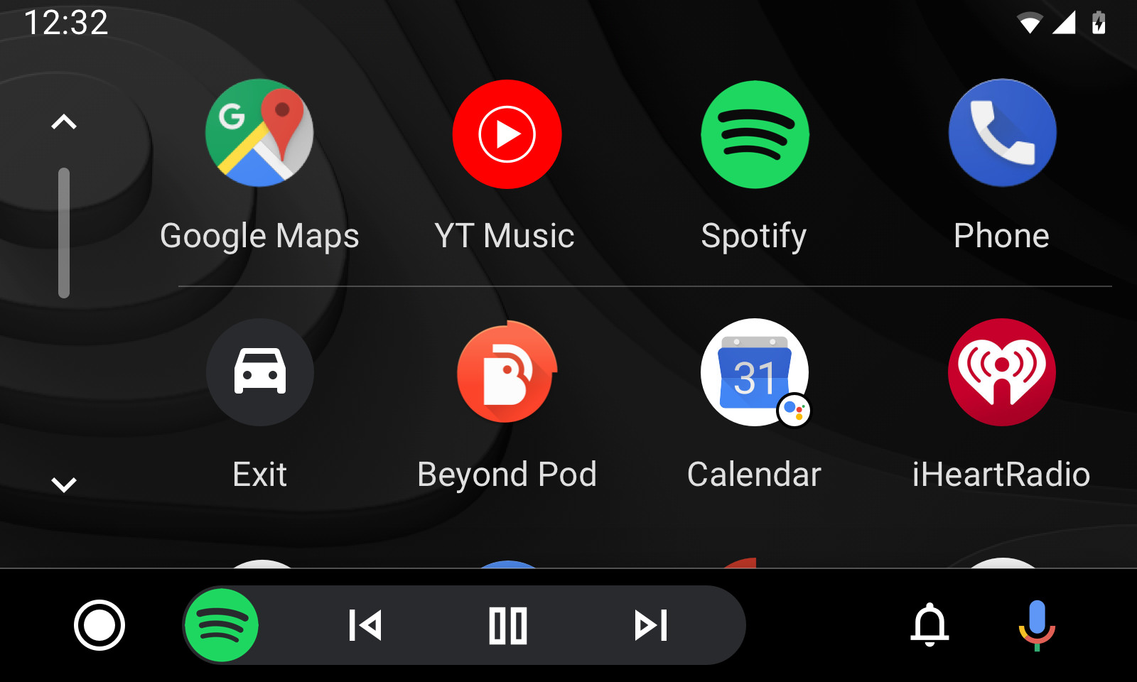 Android Auto August 2019 update app launcher and spotify
