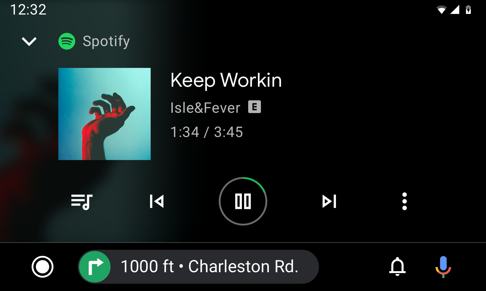 Android Auto August 2019 update spotify and navigation