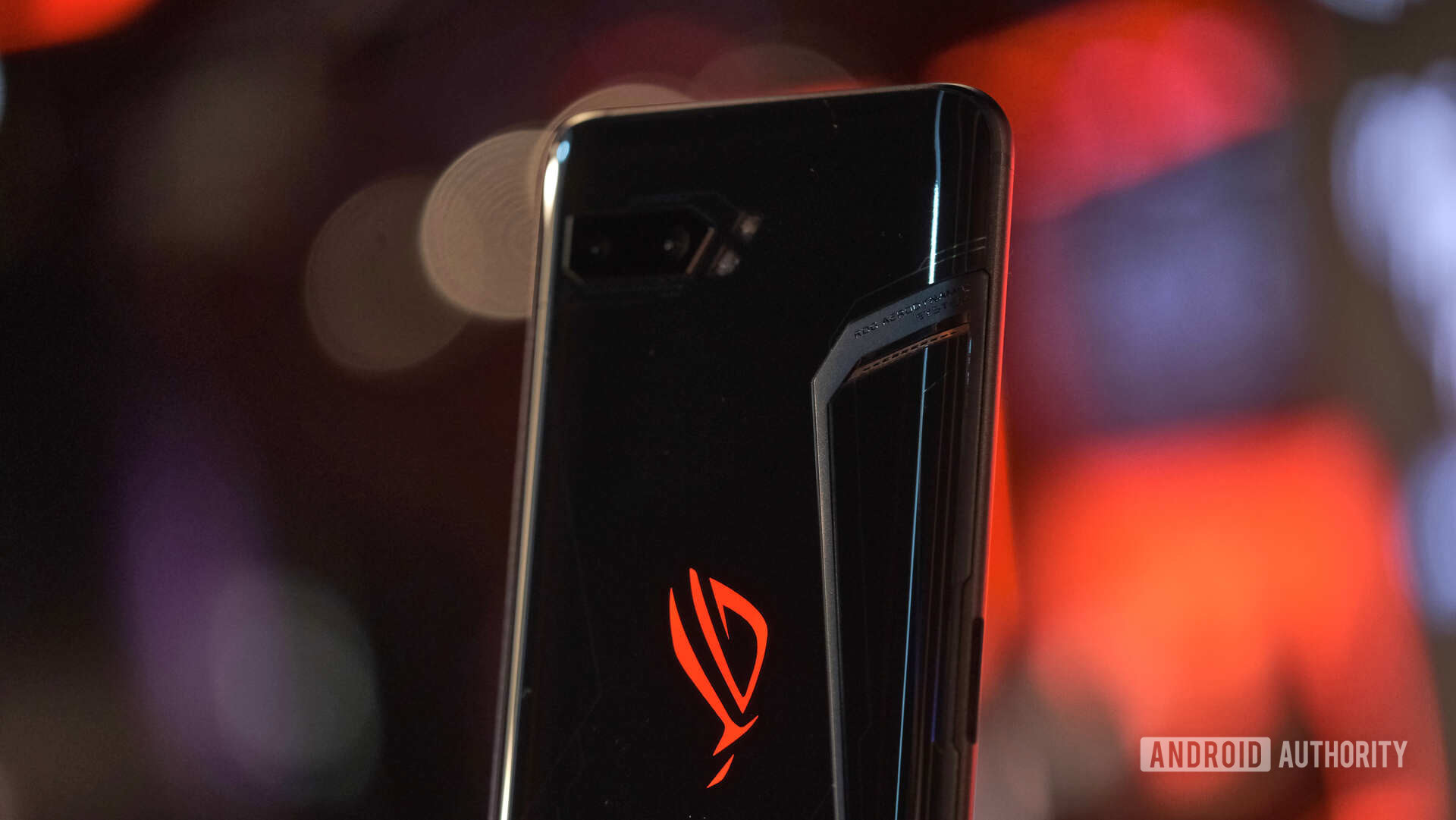 ASUS ROG Phone 2 rear ROG logo vent and camera