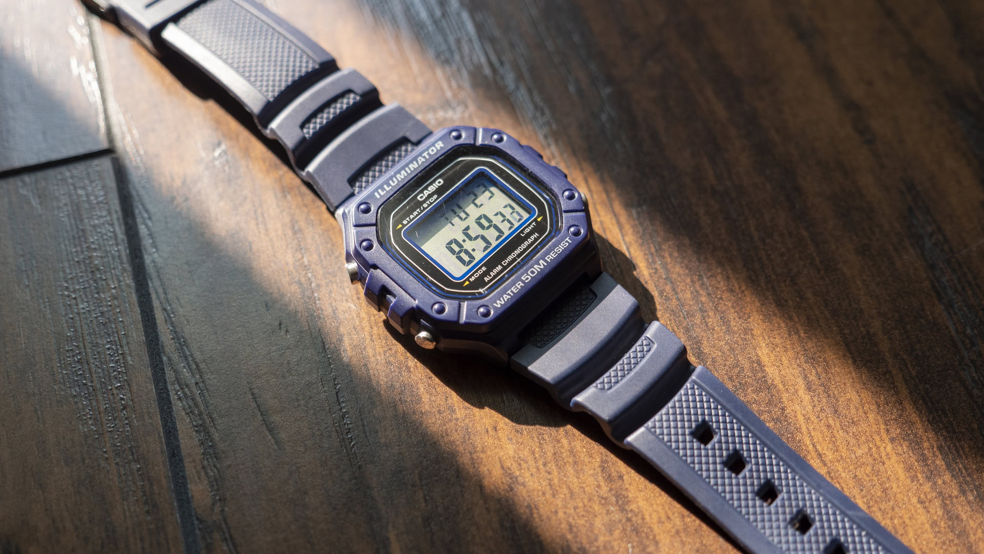 Casio W 218H digital watch