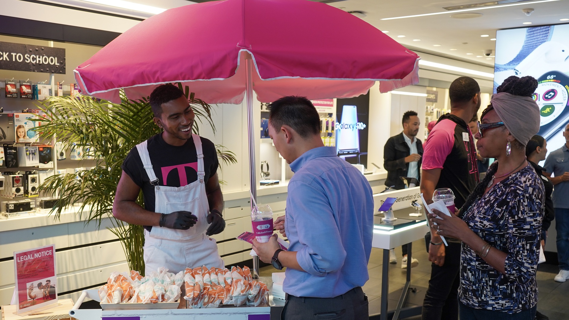 T-Mobile taco Tuesday NYC serving a taco