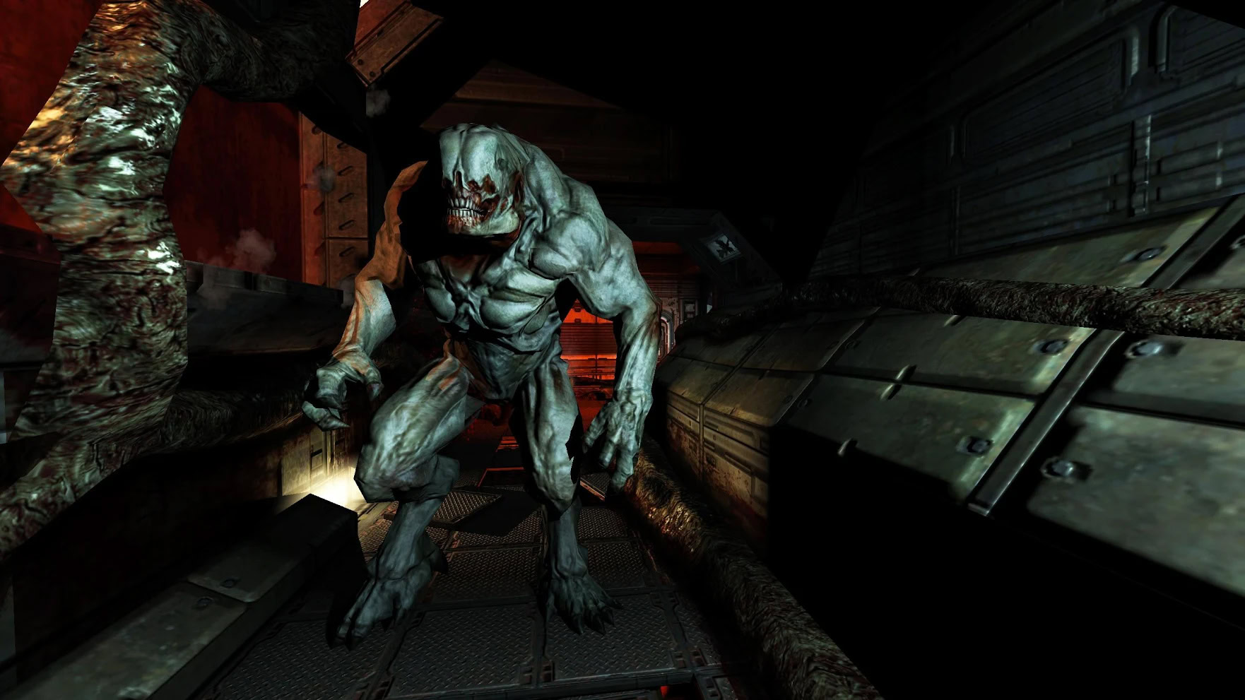 Screenshot of Doom 3: BFG Edition for the NVIDIA Shield.