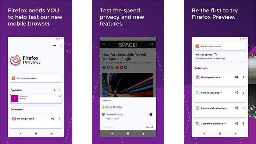 Firefox Preview - best new android apps