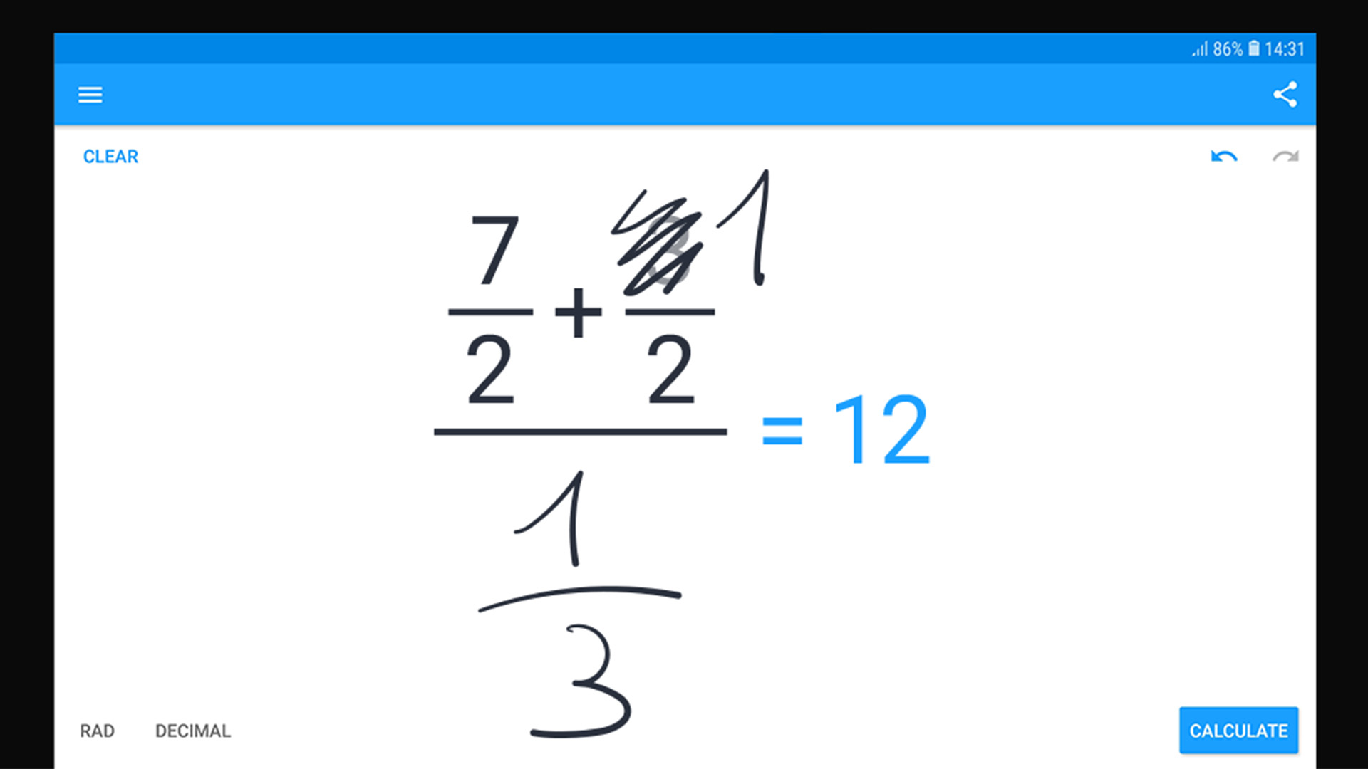 MyScript Calculator 2 best math apps for Android