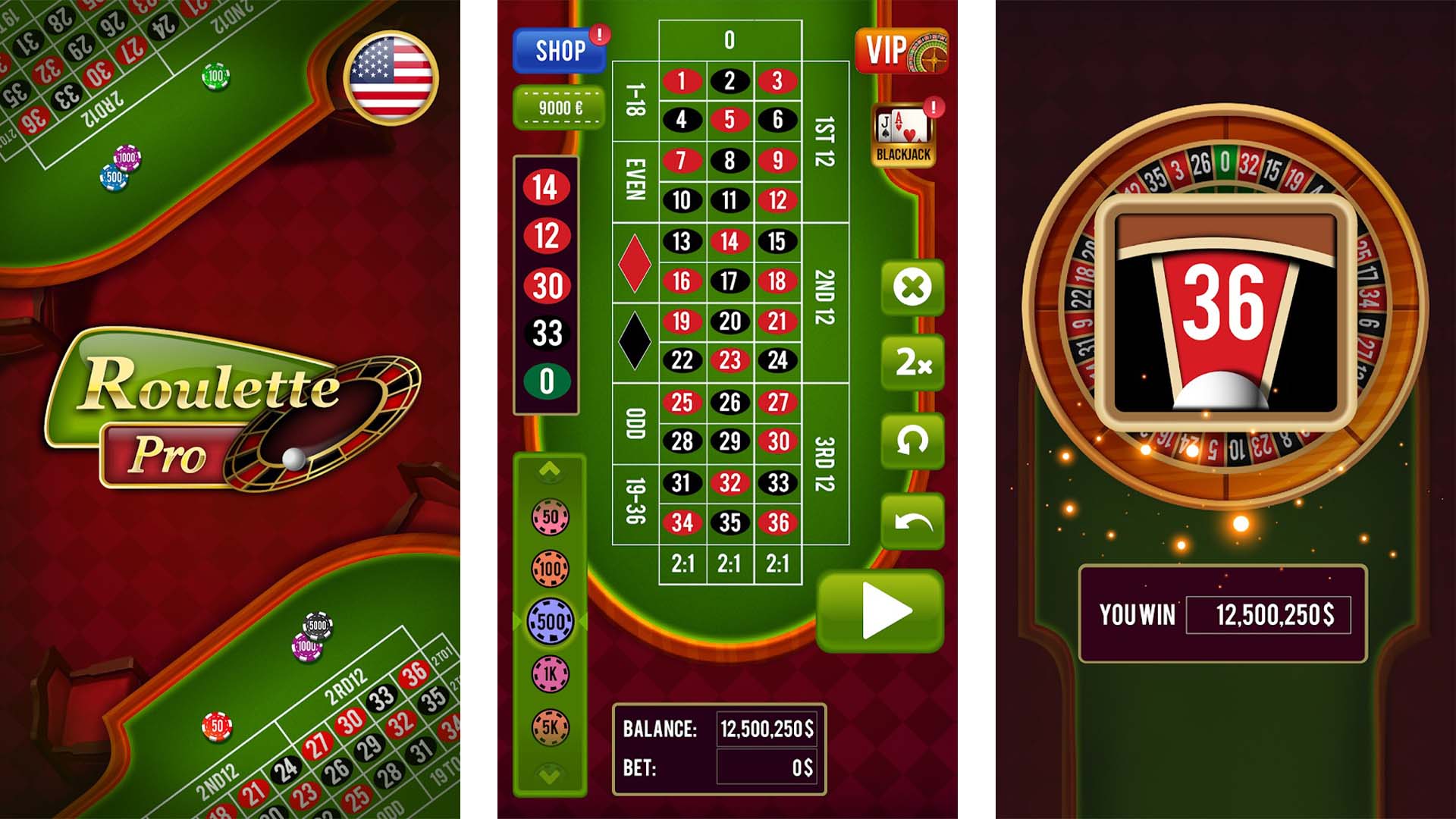 Roulette Casino Vegas screenshot