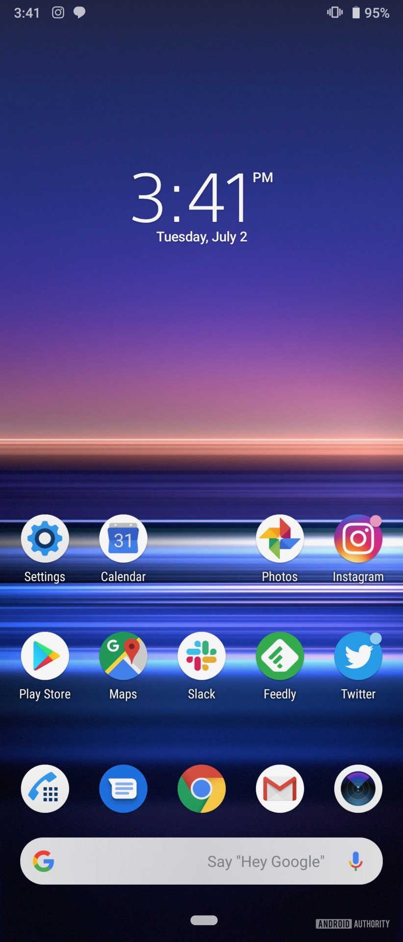 Sony Xperia 1 Review Home Screen