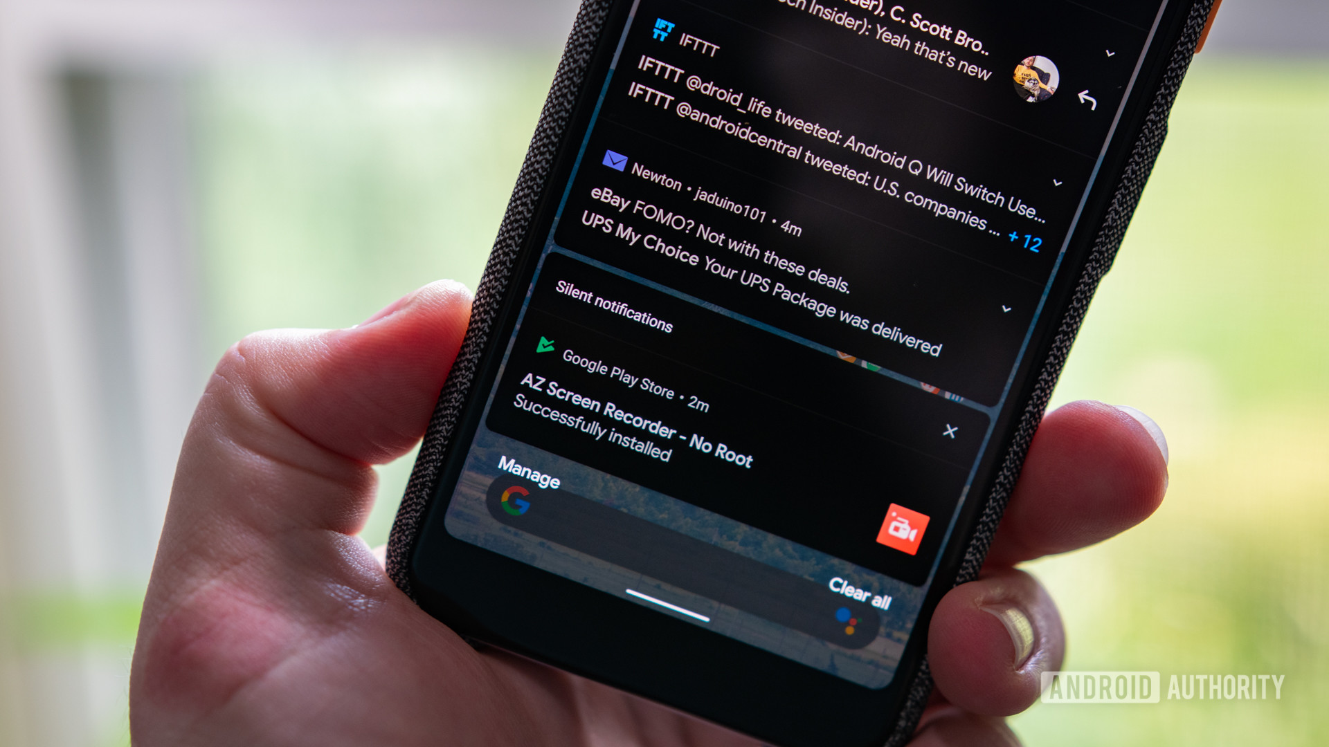Android Q Beta 5 Silent Notifications Group