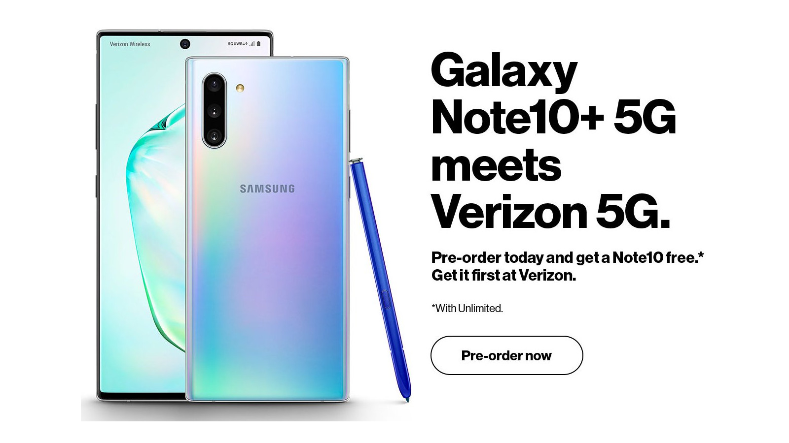 A leaked image showing the Samsung Galaxy Note 10 Plus 5G.