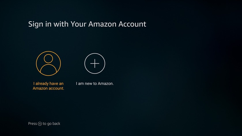 adding an amazon account to firestick
