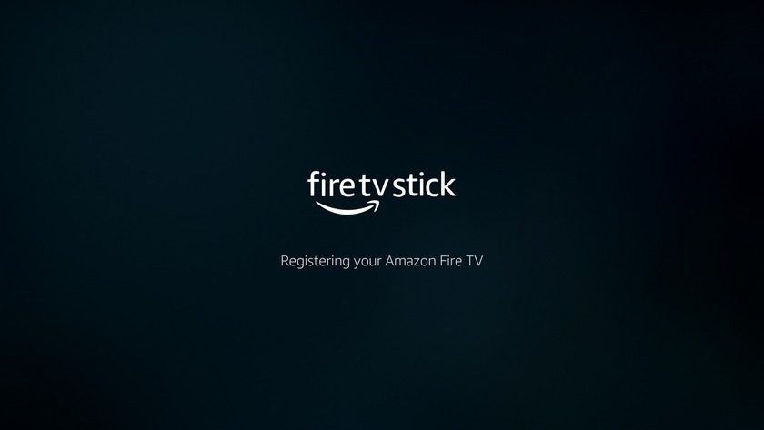 completing the firestick registration process
