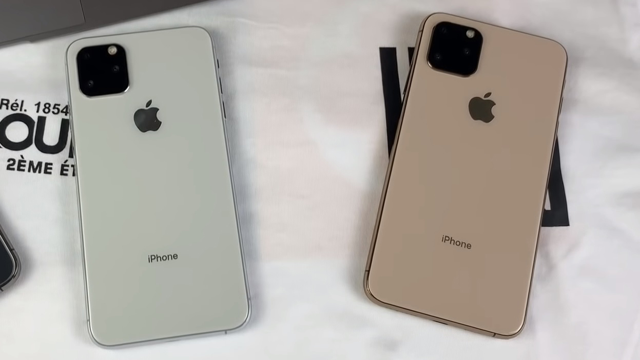 Unofficial mockups of the iPhone XI based on leaked information.