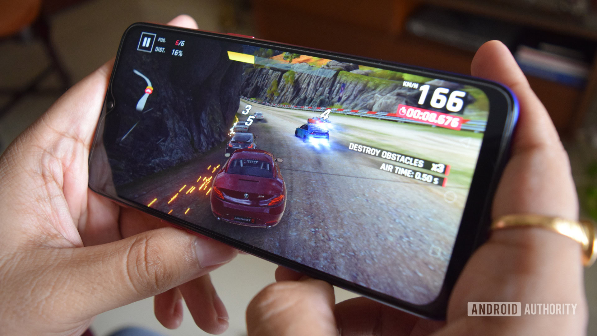 realme 3i playing asphalt 9