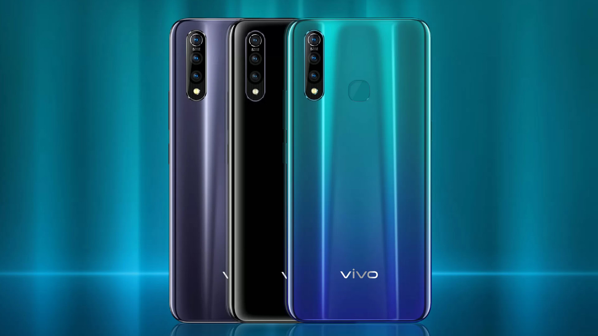 vivo Z1 Pro in various colors.