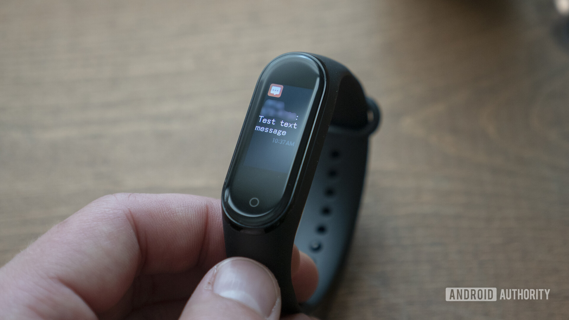 xiaomi mi band 4 review notifications text message sms