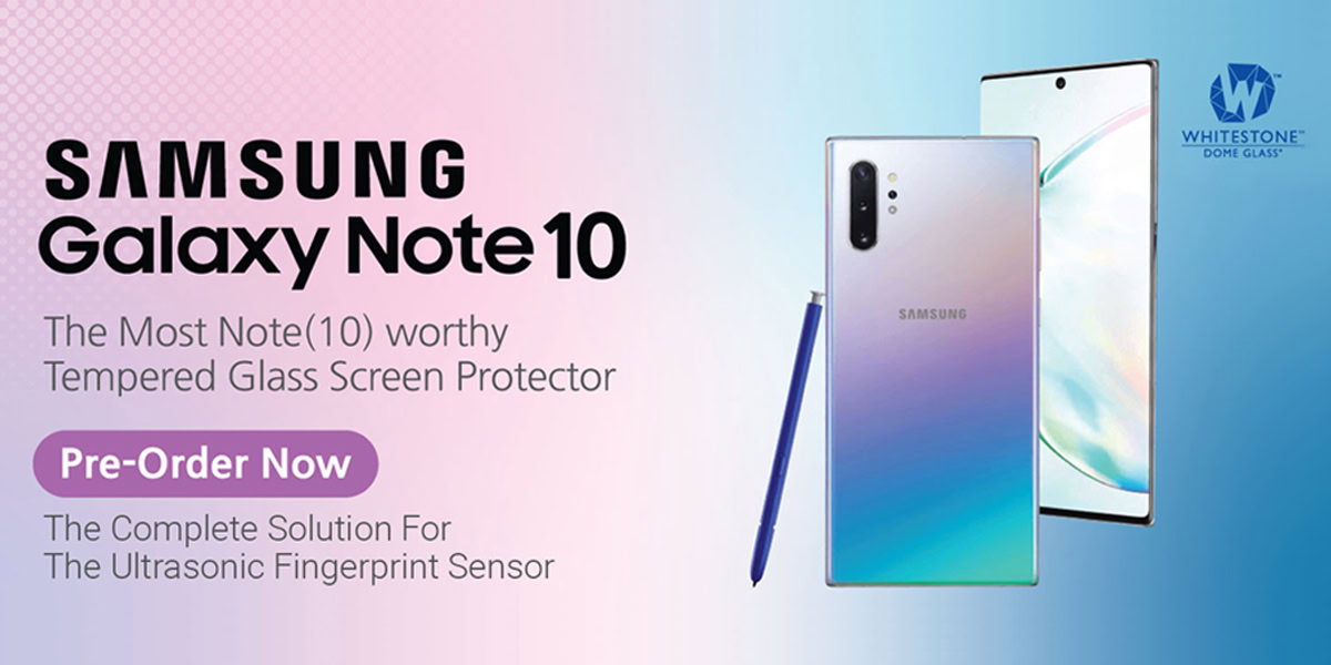 Whitestone Glass Dome Note 10 Promo