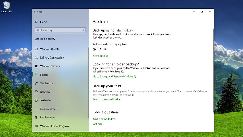 Backup and Reinstall Windows 10 Settings