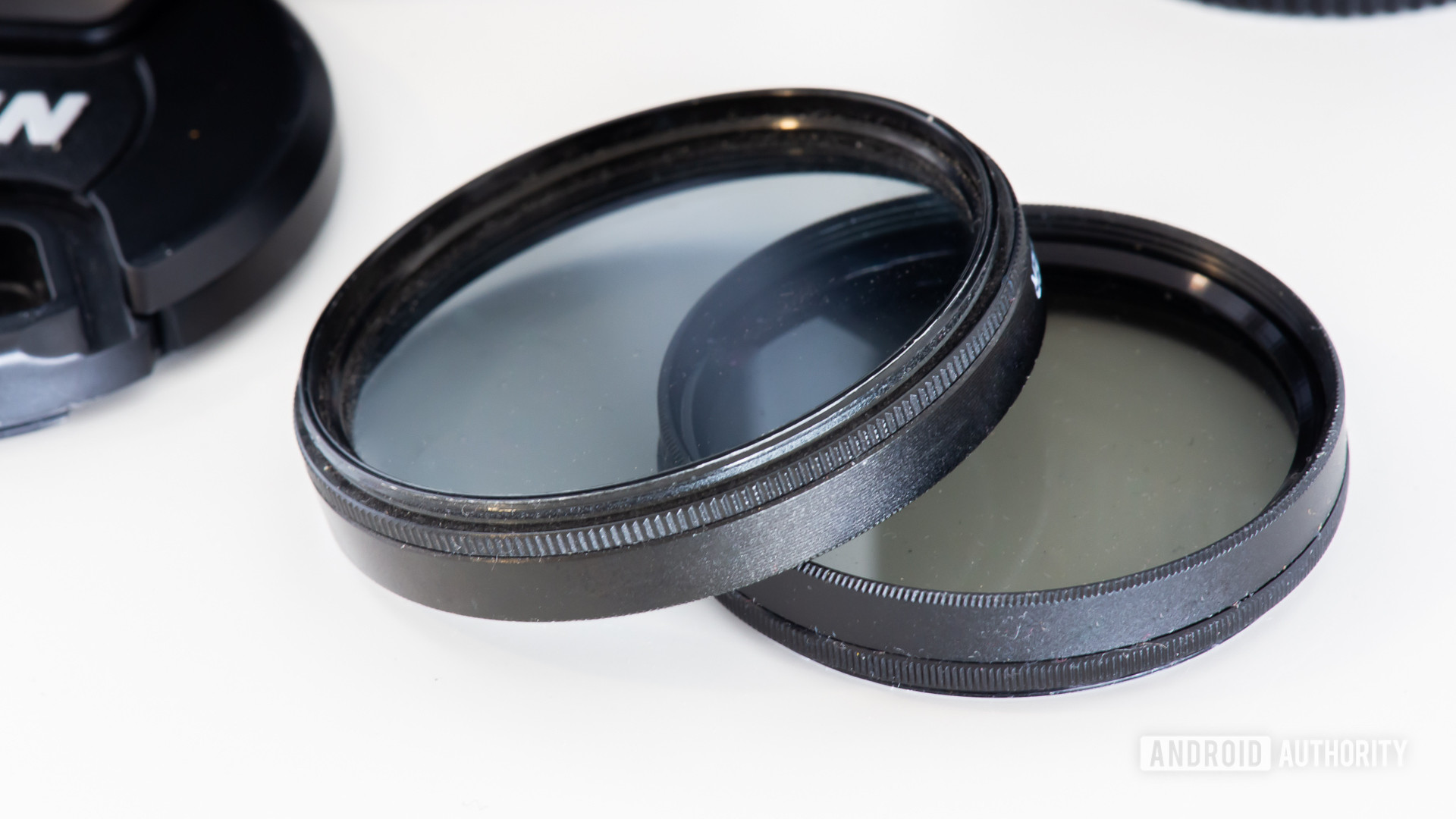 Camera filters and polarizers