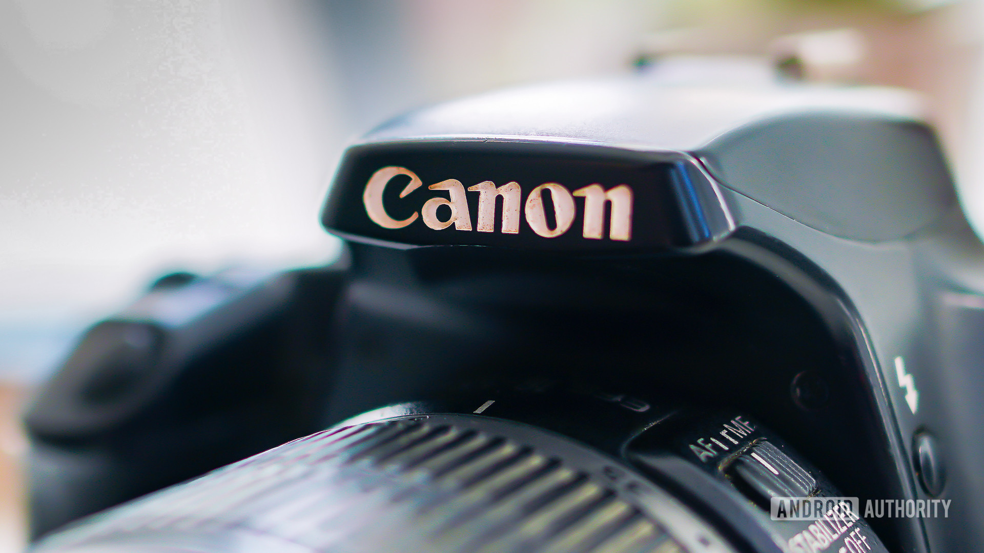 Canon logo closeup