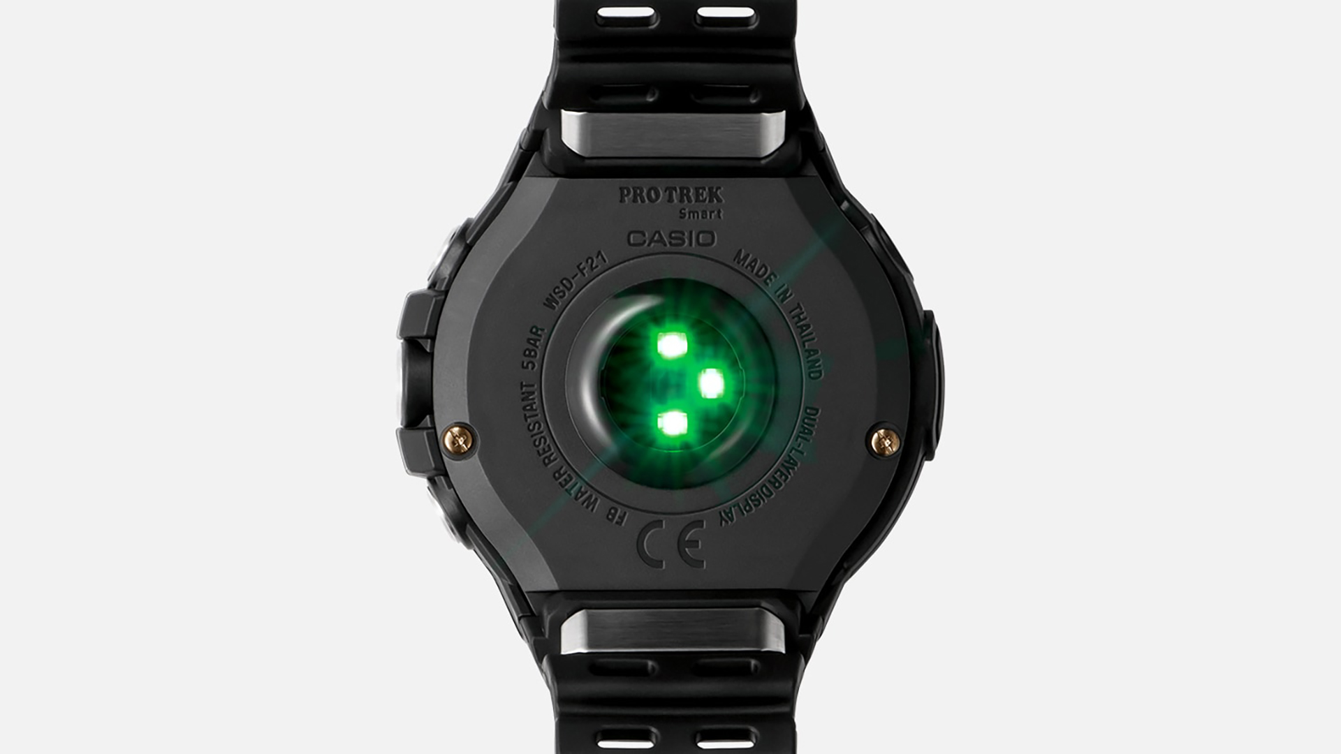 Casio WSDF21HR Wear OS Smartwatch Heart Rate Sensor