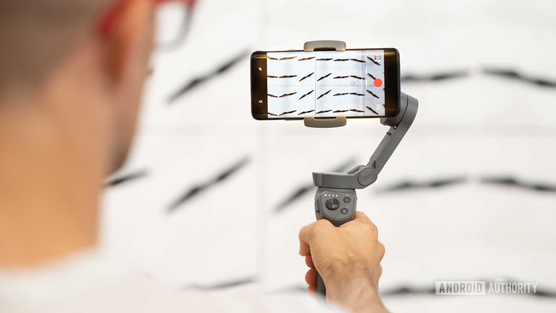 48” Monopod and Pistol Grip Tabletop Tripod DJI Osmo Mobile 3 Smartphone Gimbal with 36 LED Video Light