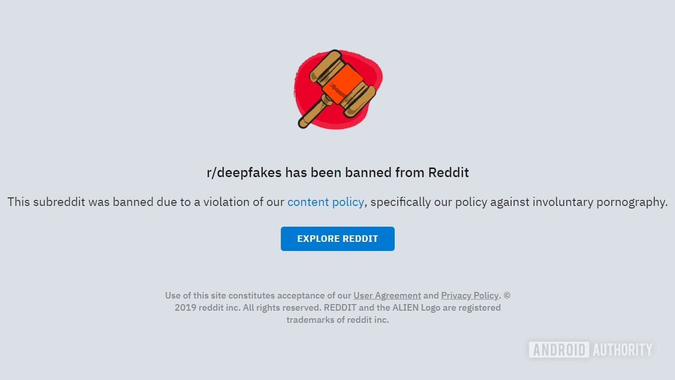 Deepfake banned from Reddit