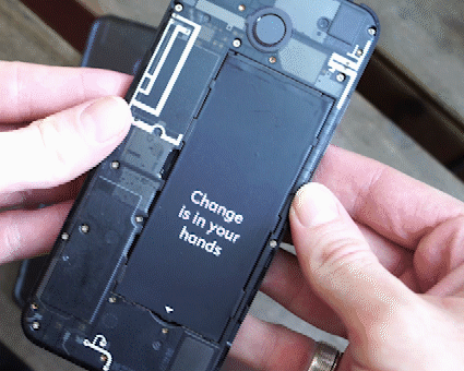 Fairphone 3 battery change